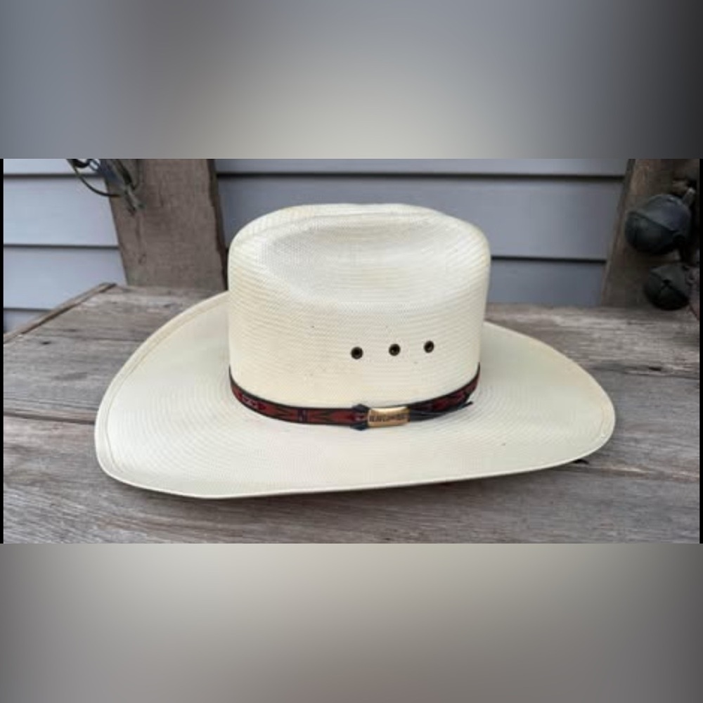 6 7/8 Beaver Straw Western Cowboy Hat
